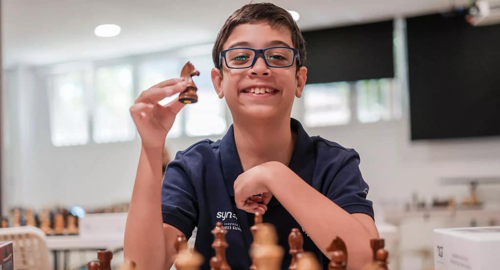 Faustino es oro para el ajedrez Faustino Oro Madrid00005 jpg e1719826679791 Faustino Oro, en Madrid. Foto: FMB / Damas y Reyes