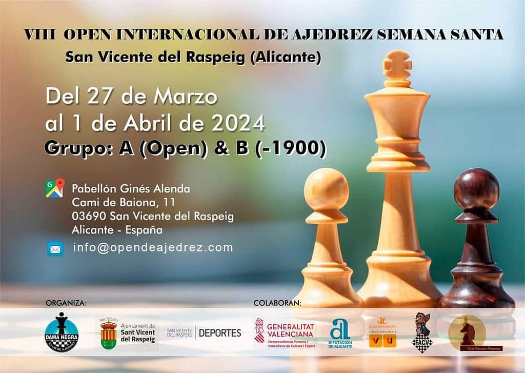 Publicidad VIII Open Semana Santa Alicante