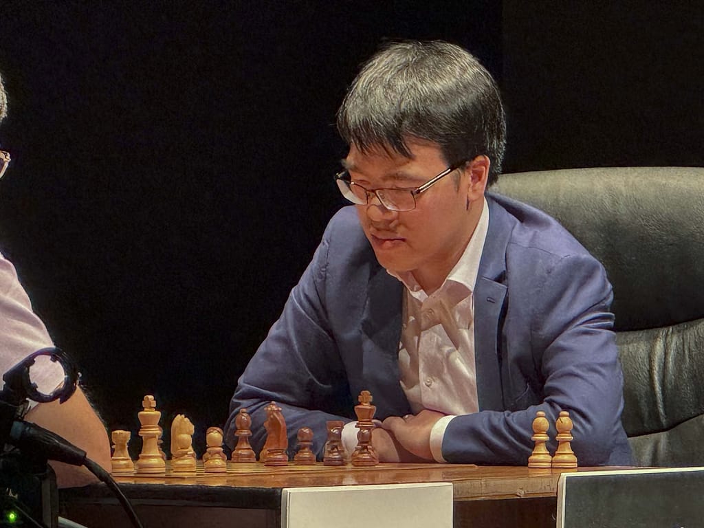 Faustino Oro-Volodar Murzin: duelo de niños prodigio en León le quang liem leon luque Le Quang Liem, ganador del Magistral de León en 2025. Foto: Luque