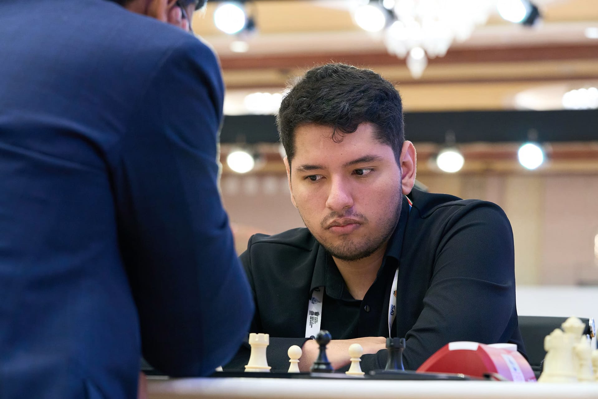José Martínez ya sueña con el Candidatos: «Quien quiera llegar lejos, tendrá que superarme» Eteri Kublashvili 05884 Jose Martinez Alcantara José Martínez, el jugador del momento, eliminó a Harikrishna. Foto: Eteri Kublashvili / FIDE