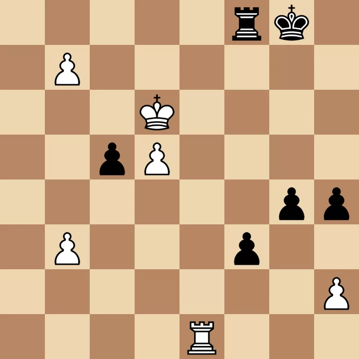 Carlsen vs. Niemann, duelo con sabor a revancha en la fase final del Mundial de Blitz board 2 png En esta posición, Ivanchuk ganaba con Tf1 y con Te4, pero hizo Tg1, que pierde por g3!