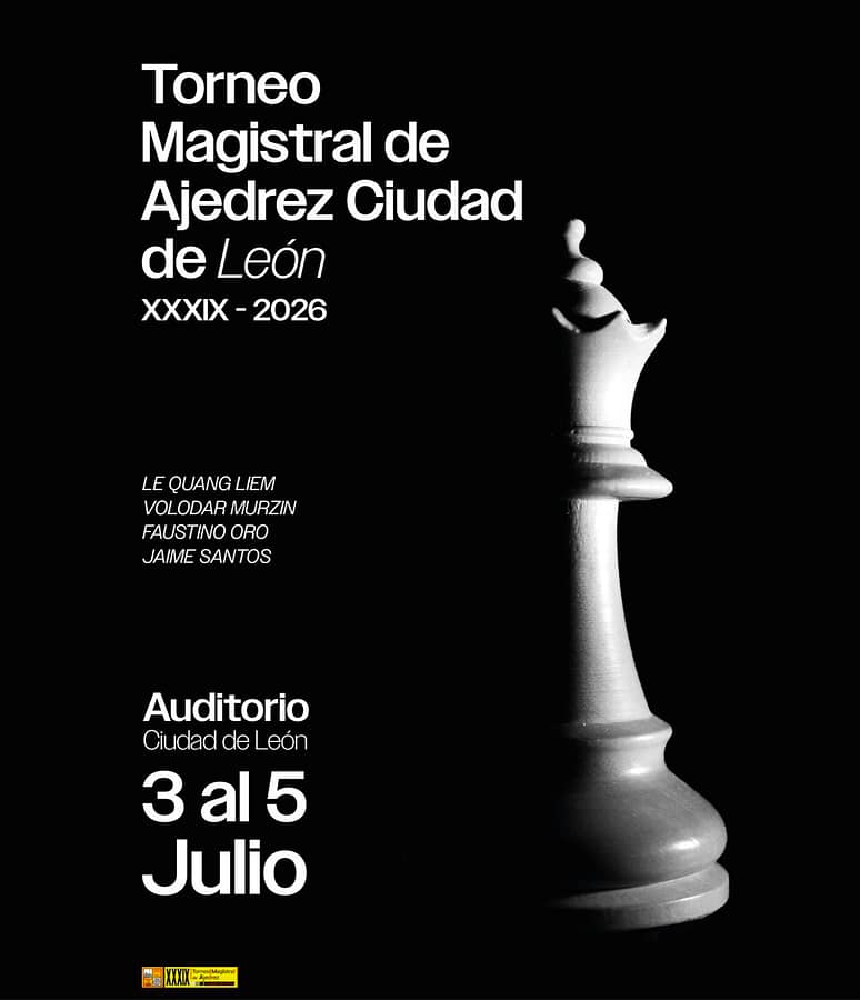 Faustino Oro-Volodar Murzin: duelo de niños prodigio en León cartel magristral leon 2026 cartel magristral leon 2026