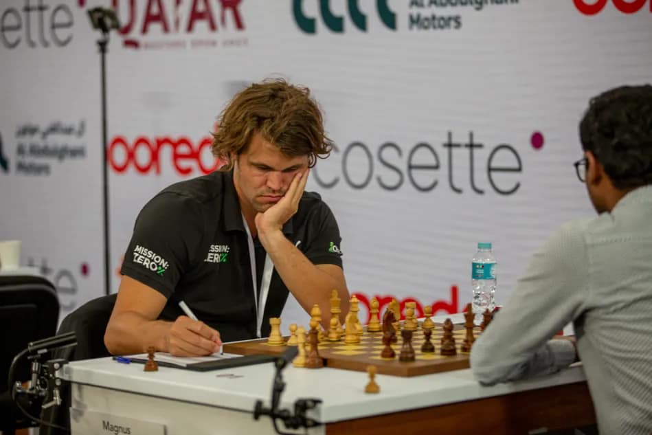 Carlsen evita su tercera derrota, pero acaba decimosexto en Catar carlsen catar 4 Magnus Carlsen, en el Masters de Catar